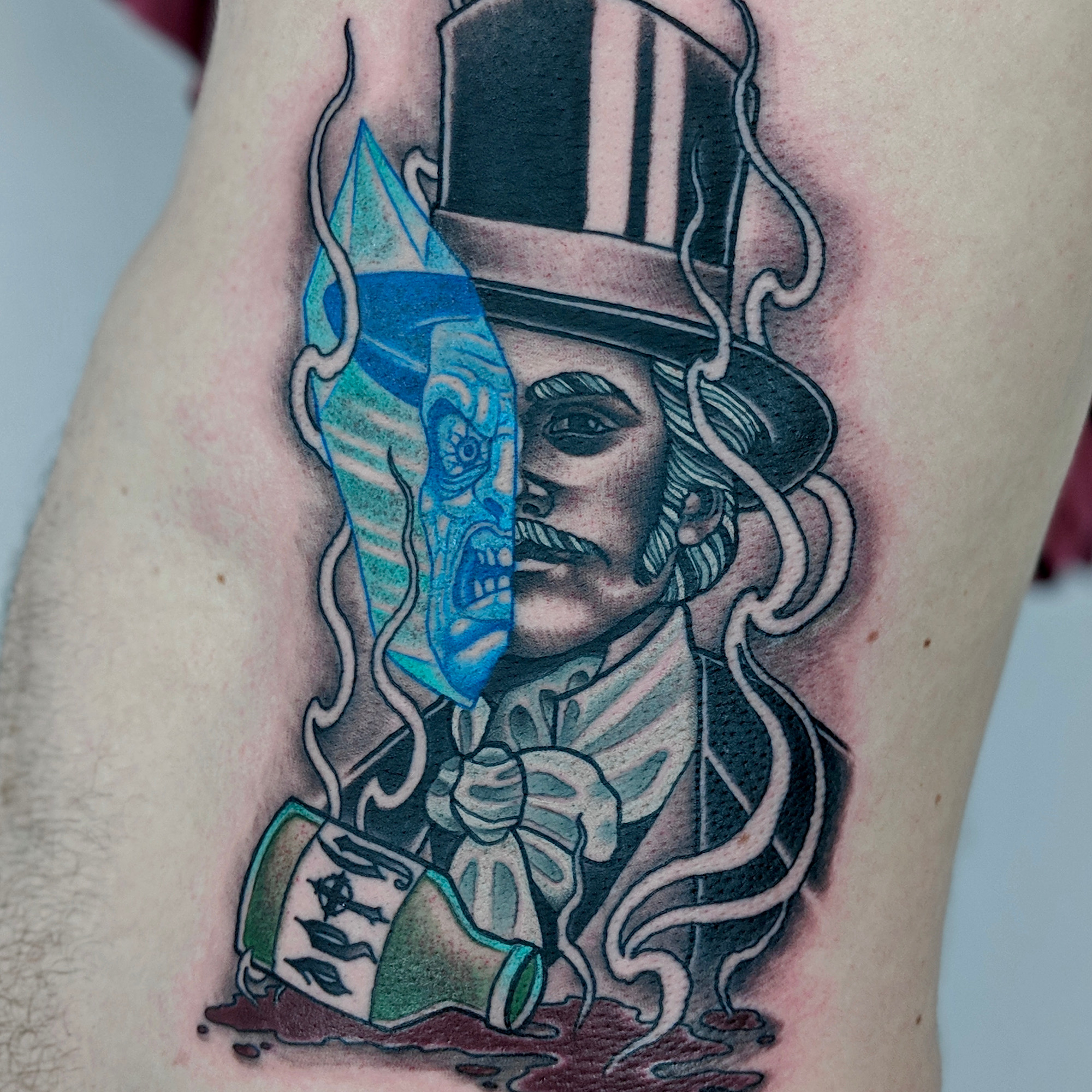 Tattoo uploaded by Arkade Tattoo  Dr Jekyll and Mr Hyde  Tattoodo