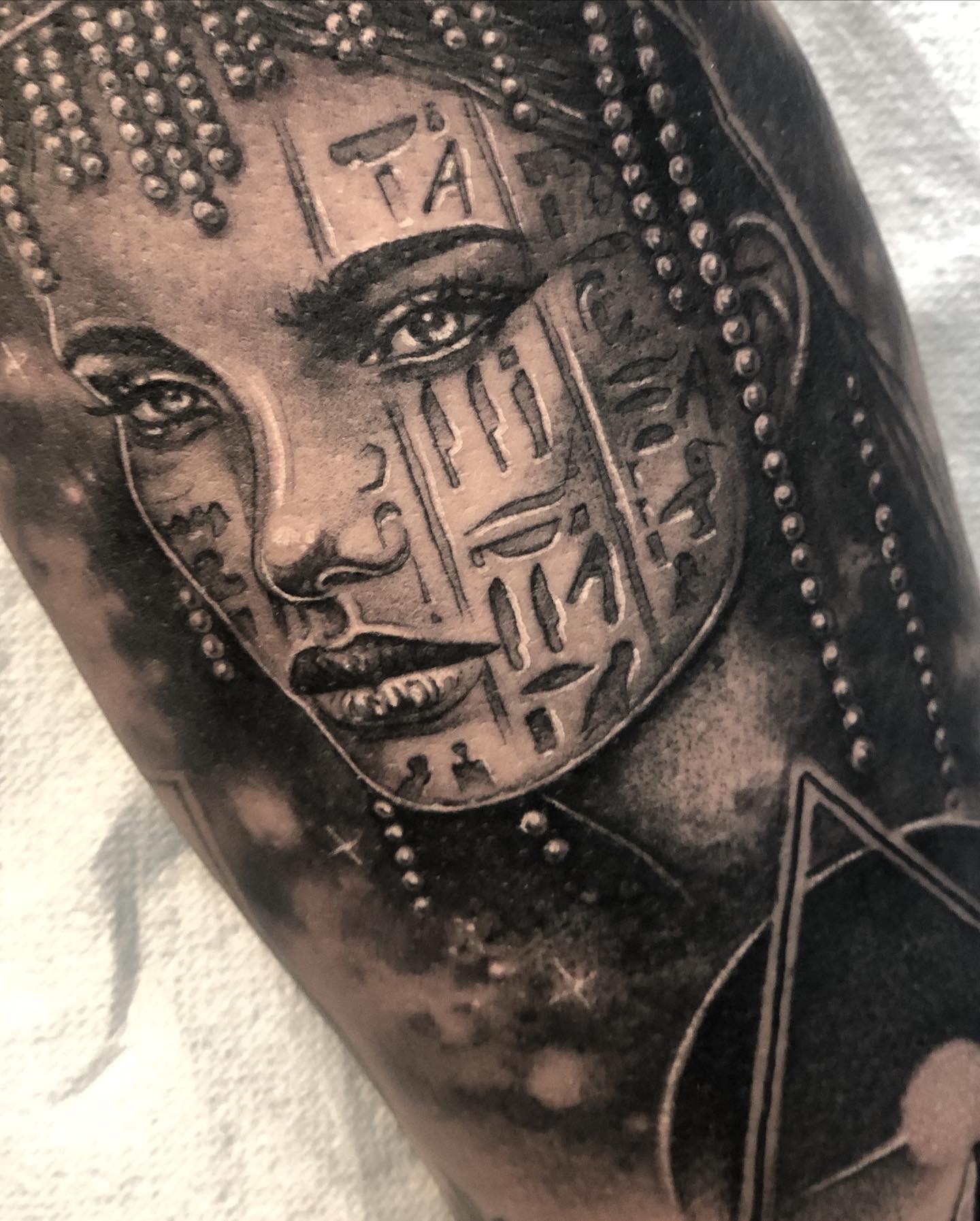 Egyptian Tattoo by Mark Gray at Nexus Collective Studio